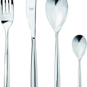 MEPRA CUTLERY SET 24 PCS STIRIA Set-24 Piece, Silver